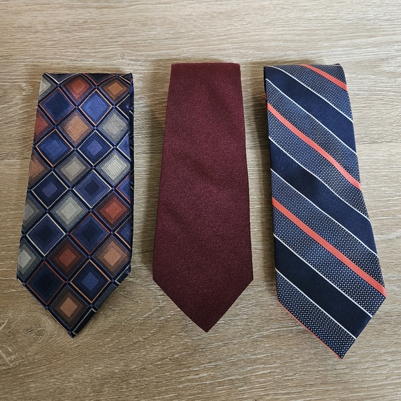 FALL/AUTUMN Themed Tie Collection - Stafford/Crazy Horse - 100% Silk - Picture 2 of 7